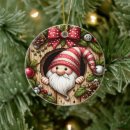 Search for gnome ceramic ornaments Illustration