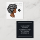 Search for african american woman business cards Beauty salon