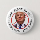 Search for anti racist buttons Bigot