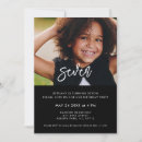 Search for contemporary birthday invitations Black and white