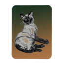 Recherche de vintage chat magnets Blanc