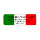 Search for italy flag return address labels Patriotic