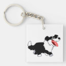 Search for cute border collie keychains Cartoon