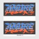Recherche de andre autocollants Prénom