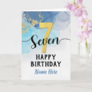 Search for 7th birthday cards Watercolor