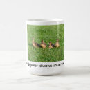 Search for ducks in a row mugs Ducklings