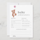 Search for pink baby shower invitations Teddy bear