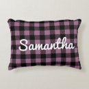 Search for purple gingham pillows Buffalo
