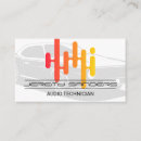 Search for car audio business cards Sound