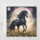 Recherche de chevaux noirs invitations Pour enfants