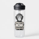 Search for banana water bottles Illustration