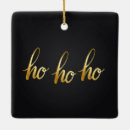 Search for ho ho ho ornaments Black