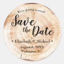 Search for save the date stickers Rustic
