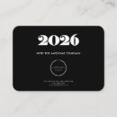 Search for business card calendars 2025