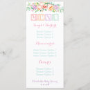 Search for baby shower menus Floral