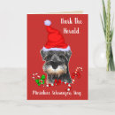 Search for miniature schnauzer christmas cards Xmas