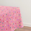 Search for pink polka dots tablecloths Cute
