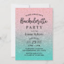 Search for teal bachelorette party invitations Bridal