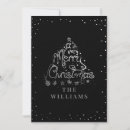 Search for artsy christmas cards Black