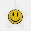 Search for smiling star ornaments Yellow