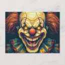 Recherche de halloween clowns cartes postales Illustration