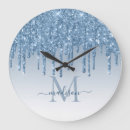 Recherche de ciel bleu horloges Parties scintillant