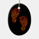 Recherche de empreintes bébé ornements Noël