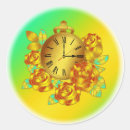 Search for gold clock stickers Time
