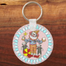 Search for clowns rounded keychains Party