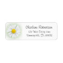 Search for white daisy return address labels Summer