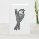 Search for capped chickadee cards Poecile atricapillus