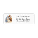 Search for nativity scene return address labels Baby jesus