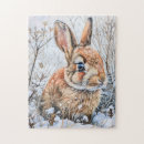 Search for bunny rabbit puzzles Snow