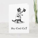 Search for vintage cat art cards Black