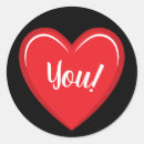 Search for solid red stickers Heart