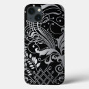 Search for grey damask iphone cases Black