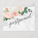 Search for change of date wedding announcement cards Postponement