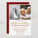 Search for ruby wedding anniversary invitations Fortieth