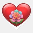Recherche de fleur passion autocollants Amour