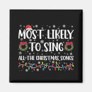 Recherche de chant de noël magnets Vacances