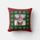 Search for funny gnome pillows Christmas tree