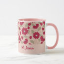 Search for magenta flowers mugs Retro