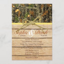 Search for hunting camo wedding invitations Wood