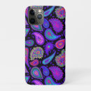 Search for purple paisley iphone cases Black