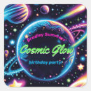 Search for glow birthday party stickers Glow in the dark