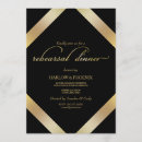 Search for winter rehearsal dinner invitations Gold