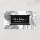 Recherche de illustration botanique cartes visite Vintage