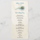 Search for peacock wedding programs Feather