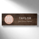 Search for wood name tags Executive staff professional tag