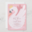 Search for swan princess baby shower invitations Girly